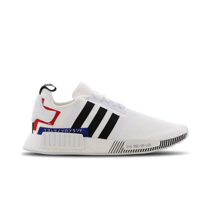 Adidas nmd r1 white and red best sale